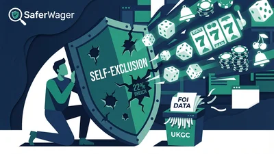 UK Self-Exclusion Breaches Jump 22%