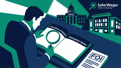 FOI: No UKGC Staff Declarations for Metropolitan Casinos