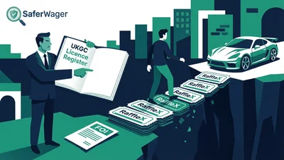 RaffleX Not on UKGC Licence Register