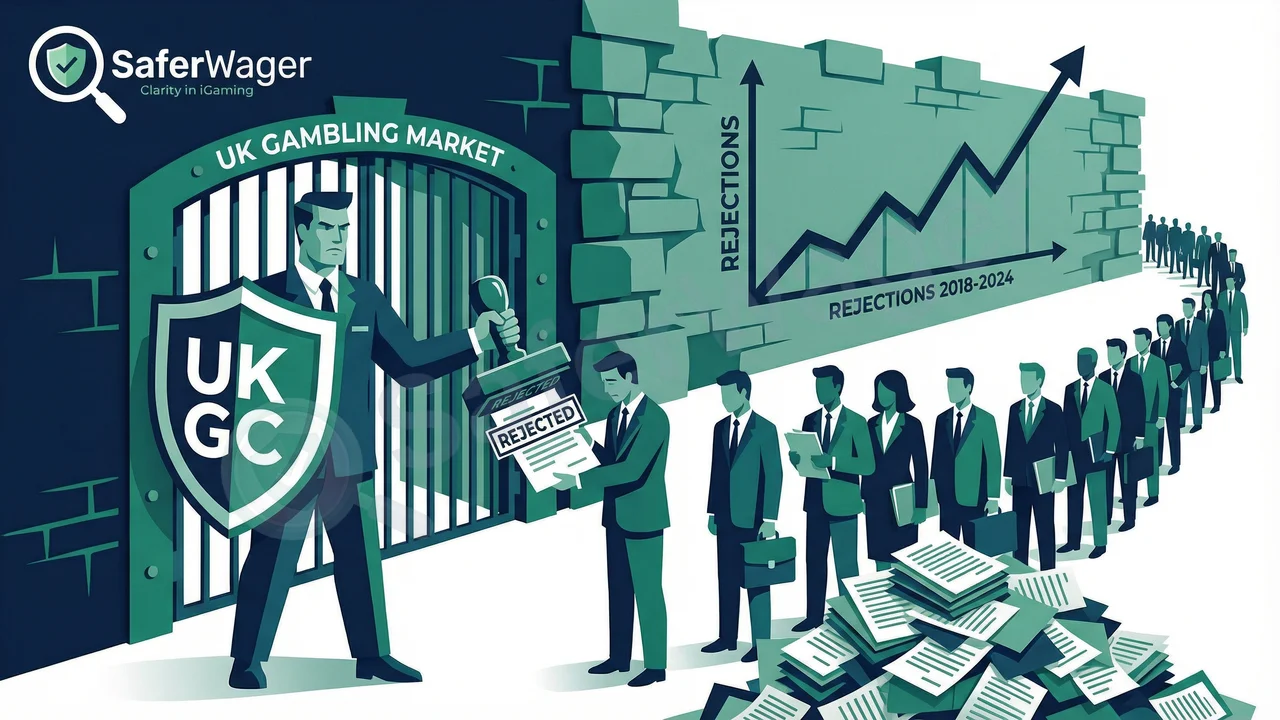 UKGC Data Reveals Sharp Rise in Licence Rejections