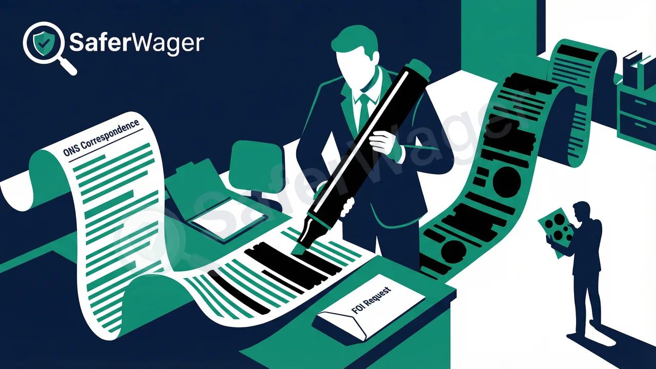 UKGC Redacts ONS Correspondence Data