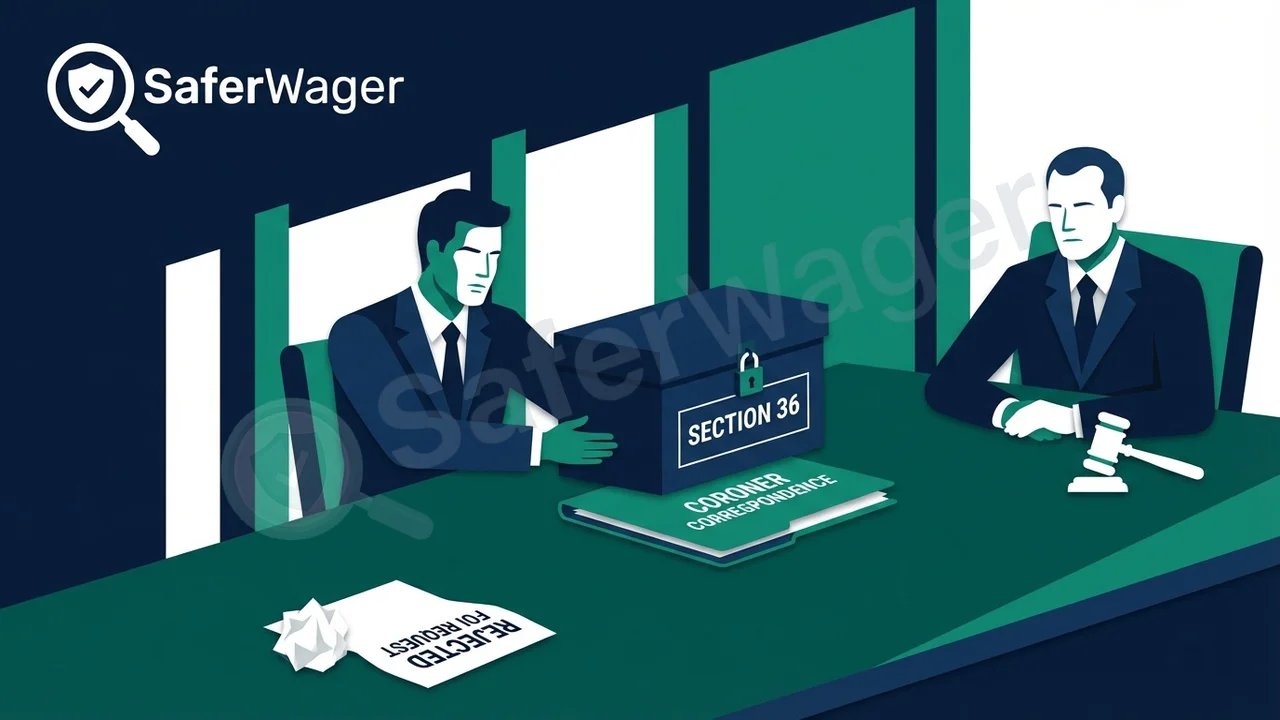 UKGC Withholds Coroner Correspondence