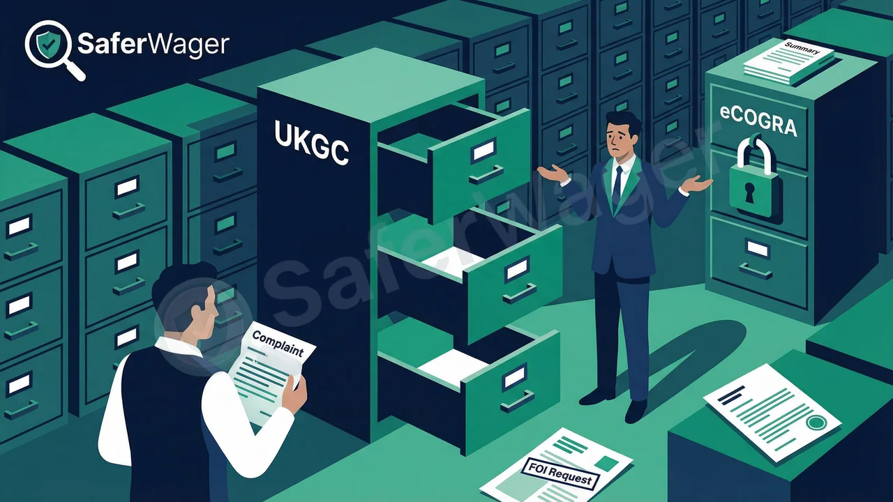 UKGC Lacks Operator-Specific eCOGRA Dispute Data