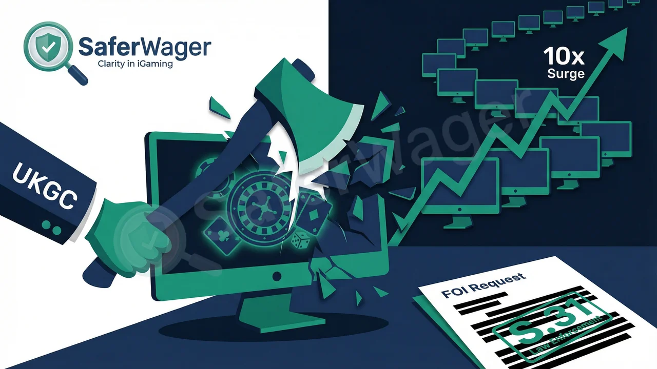 UKGC Data: 10x Surge in Site Takedowns