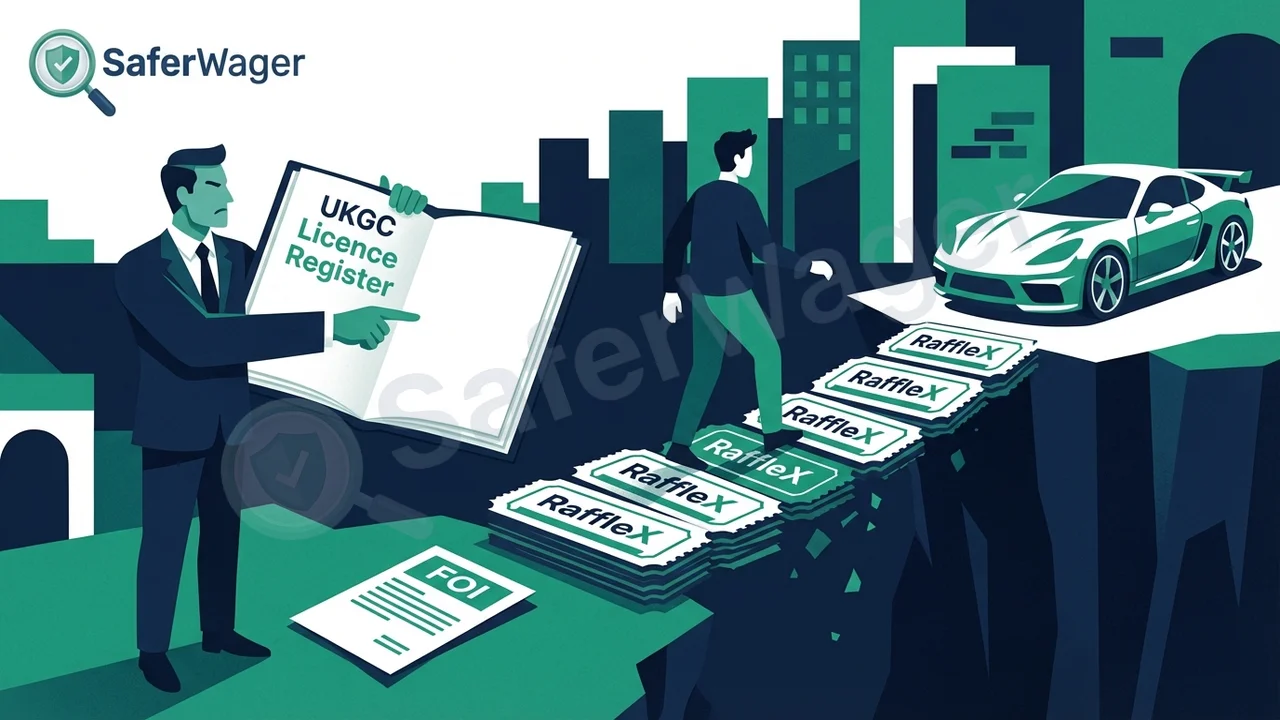 RaffleX Not on UKGC Licence Register