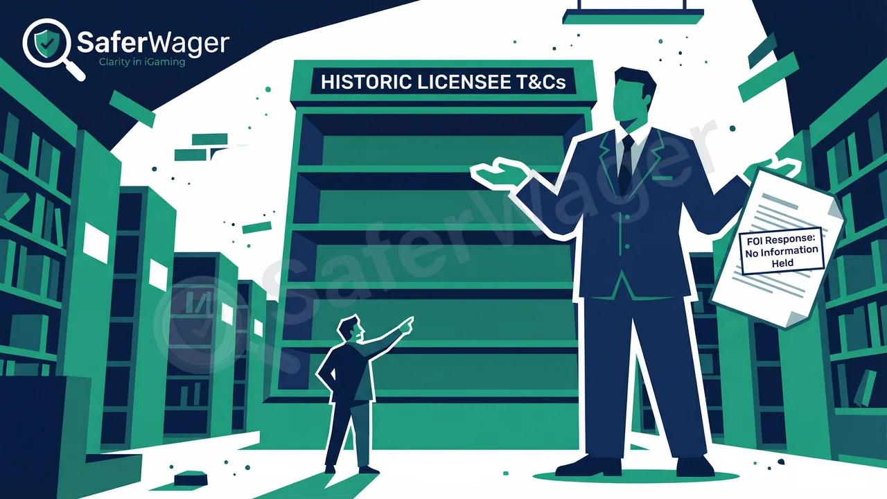 UKGC: No Record of Historic Operator T&Cs