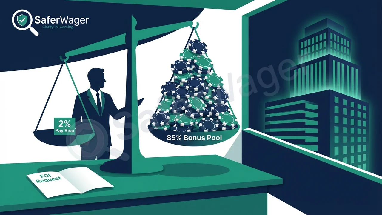 UKGC Pay Data: 2% Rise, 85% of Paybill for Bonuses