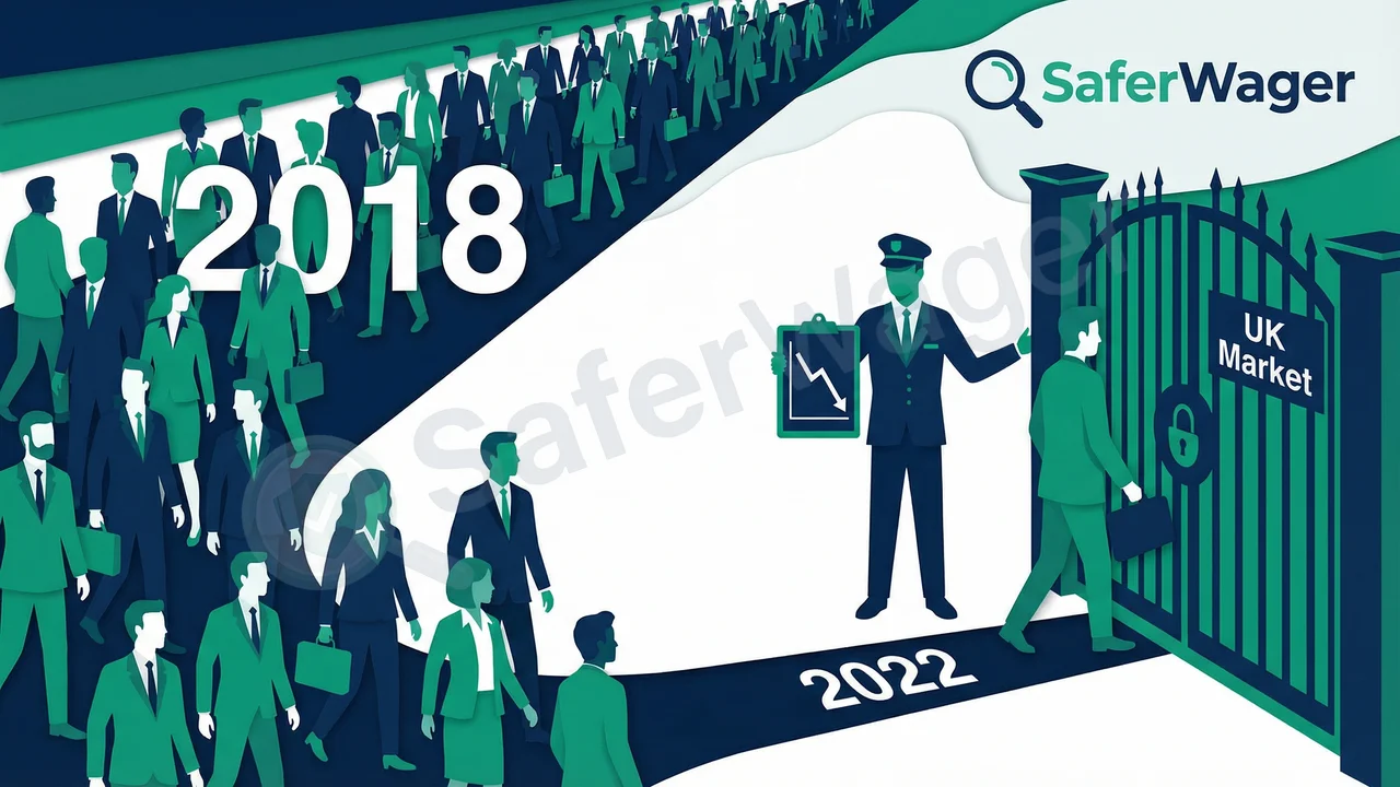 New UK Gambling Licences Hit Five-Year Low