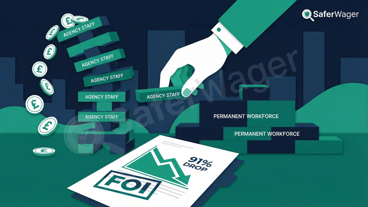UKGC Slashes Agency Staff Spending by 91%