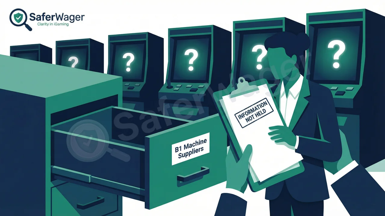 UKGC Lacks Data on B1 Gaming Machine Suppliers