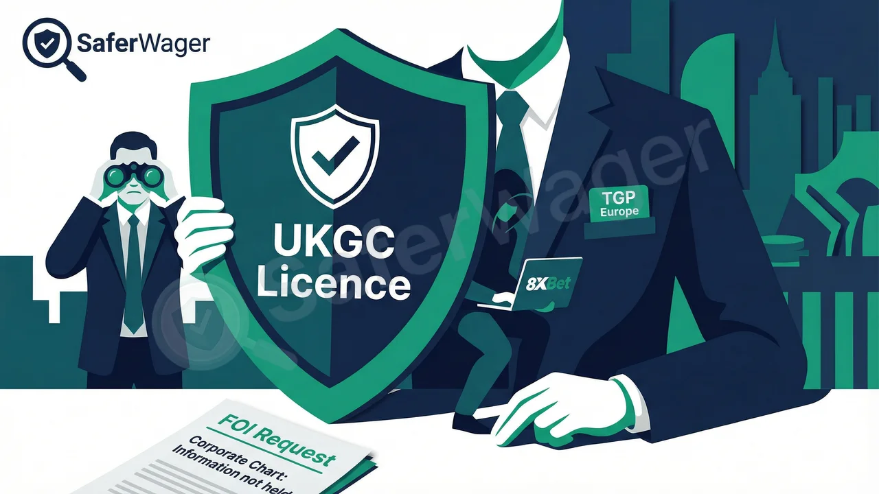UKGC: No Corporate Data Held for 8XBet