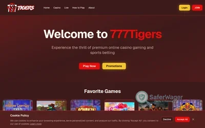777Tigers website