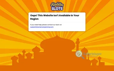 Aladdin Slots website