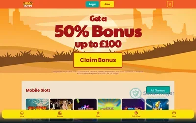 Amigo Slots website