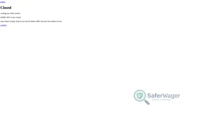 Anthony Nolan Raffle website