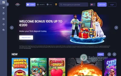 Anytime Casino website