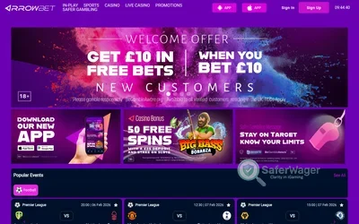 ArrowBet website