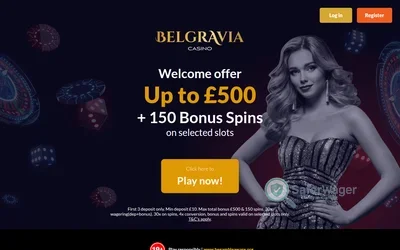 Belgravia Casino website