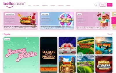 Bella Casino website