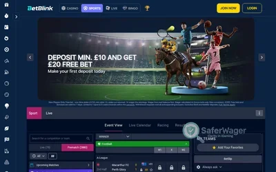 Betblink Casino website