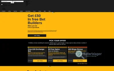 Betfair Casino website