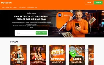 Betsson website