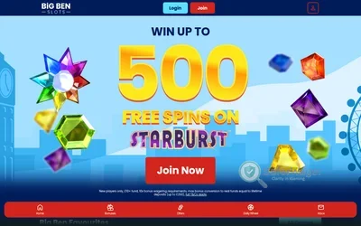 Big Ben Slots website