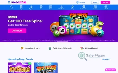 Bingostars screenshot