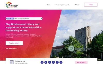 Broxbourne Lottery screenshot