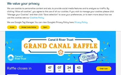 Canal & River Trust Raffle screenshot