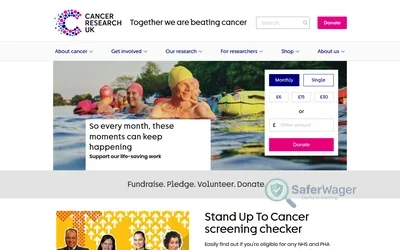 Cancer Research UK website