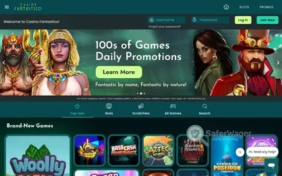 Casino Fantastico website