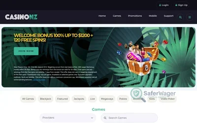 Casino NZ screenshot