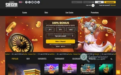 Casinosieger website