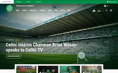 Celtic FC Bet screenshot