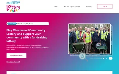 Charnwood Lottery screenshot