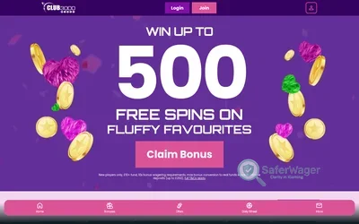 Club 3000 Bingo Online screenshot