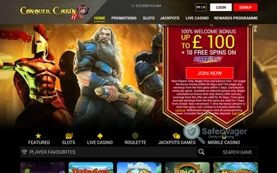 Conquer Casino screenshot
