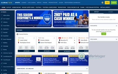 Coral Casino website