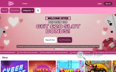 Diva Casino website