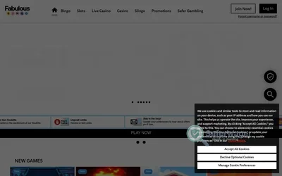 Fabulous Bingo website