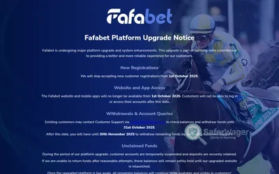 Fafabet screenshot