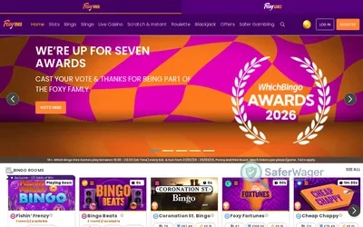 Foxy Bingo website