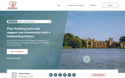 Gedling Lotto screenshot
