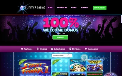 Glimmer Casino screenshot
