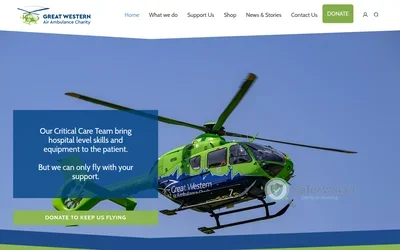 Great Western Air Ambulance Charity Lottery screenshot