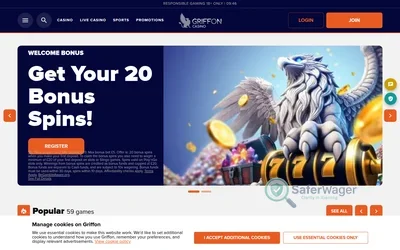 Griffon Casino website