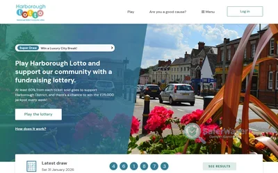 Harborough Lotto screenshot