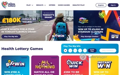 The Health Lottery screenshot