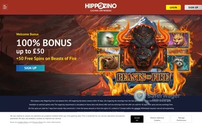 Hippozino Casino screenshot